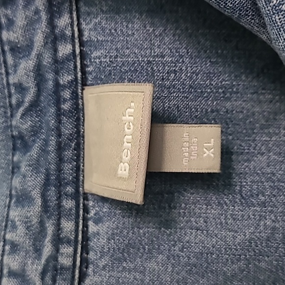 BENCH RARE Denim Jacket/Overcoat - Picture 2 of 8
